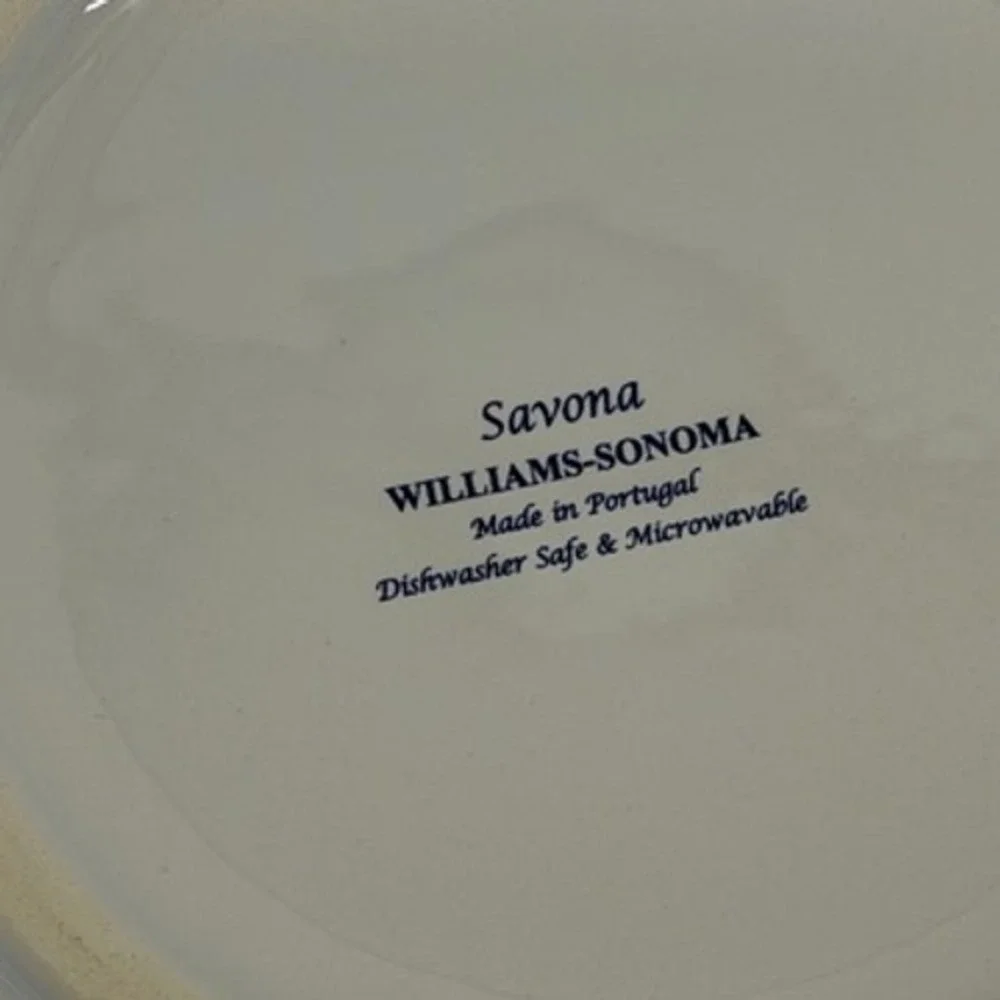 Set‎ of 2 Williams Sonoma Savona Portugal 10.5